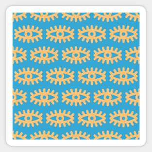 Eye Seamless Pattern Sticker